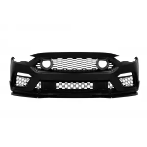 Paraurti anteriore tipo Mach 1 con luci LED nella griglia adatto per Ford Mustang 2018-2022-image-6161651