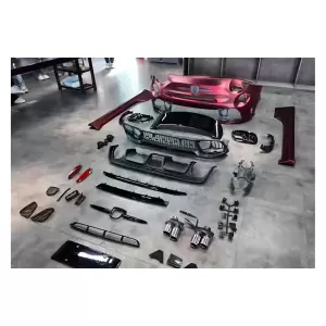 Kit carrozzeria per Fiat 500 2007-2015 paraurti tetto spoiler-image-6328245