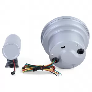 5 inch performance tachometer silver matte with shift light and bracket