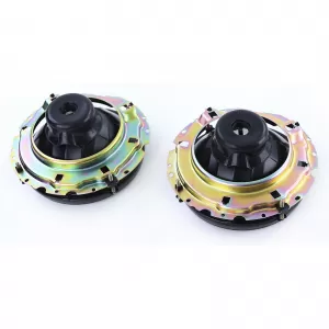 Clear glass headlights black smoke H4 pair for VW T3 79-92