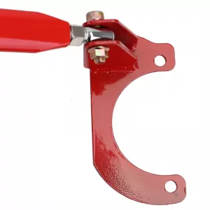 Aluminum strut bar red front 3-piece adjustable for Mazda MX5 NA NB 89-00