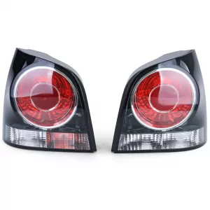 Taillights black for VW Polo 9N3 05-09