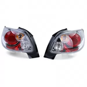 Átlátszó üveg h hátsó lámpák króm Peugeot 206 CC Coupe Cabrio 00-08-image-6190522