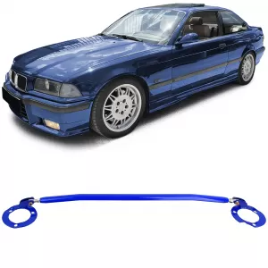 Aluminum strut bar blue front suitable for BMW E36 6 cyl 320i 323i 325i 328i 92-99