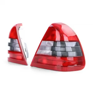 Tail lights rear lights red white pair for Mercedes C-Class W202 93-97