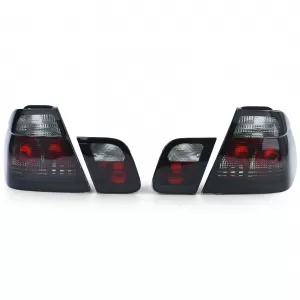 Clear glass taillights crystal black smoke suitable for BMW E46 sedan 98-01