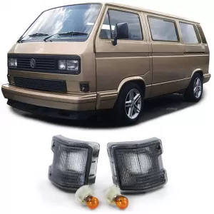 image-4-Fekete füstös irányjelző pár bal-jobb VW T3 Bus Van Transporter 79-92