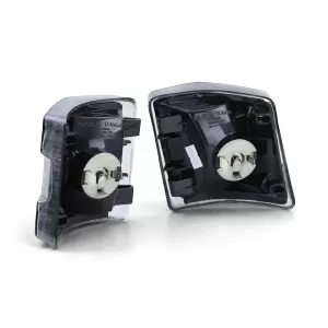 Black indicator lights smoke pair left right for VW T3 Bus Van Transporter 79-92