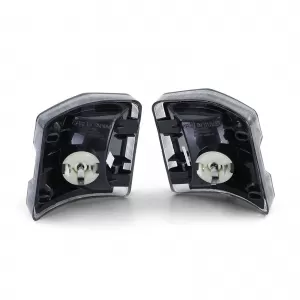 Black indicator lights smoke pair left right for VW T3 Bus Van Transporter 79-92