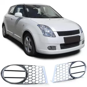 Fog light covers grille cover chrome for Suzuki Swift MZ EZ 05-08