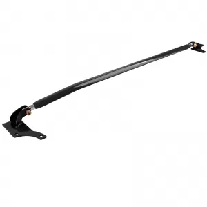 Aluminum strut bar adjustable black for front for VW Golf 4 + Bora 97-03