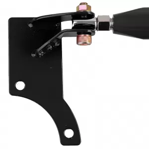 Aluminum strut bar adjustable black for front for VW Golf 4 + Bora 97-03
