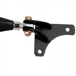 Aluminum strut bar adjustable black for front for VW Golf 4 + Bora 97-03