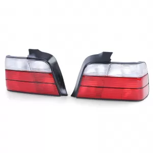 Tail lights red white suitable for 3 Series BMW E36 sedan 1990-1998