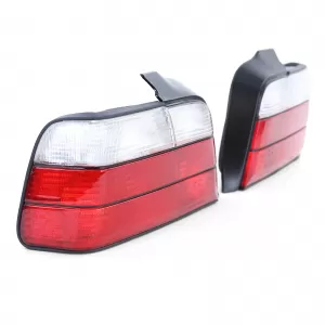 Tail lights red white suitable for 3 Series BMW E36 sedan 1990-1998