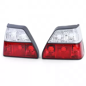 Kristály hűtő rács htső lámpa szett piros-fehér VW Golf II 83-91-image-6190896