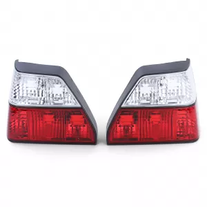 Kristály hűtő rács htső lámpa szett piros-fehér VW Golf II 83-91-image-6190899