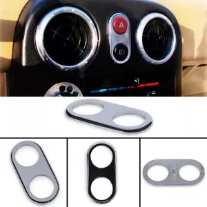 Double switch panel cover stainless steel suitable for Mazda MX5 NA 89-98