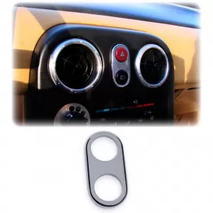 Double switch panel cover stainless steel suitable for Mazda MX5 NA 89-98