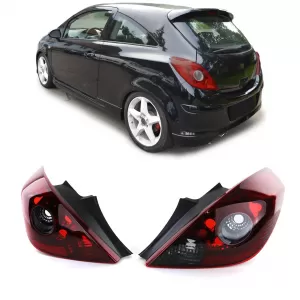 Tail lights set OPC Smoke for Opel Corsa D 3-door 2006-2014