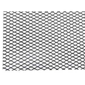 Aluminum mesh racing grille honeycomb grille race mesh 130x30cm black coarse