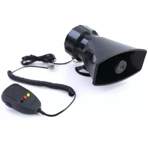 Boat speakers with built-in US police siren and intercom function