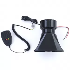 Boat speakers with built-in US police siren and intercom function