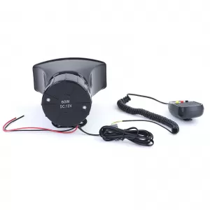 Boat speakers with built-in US police siren and intercom function