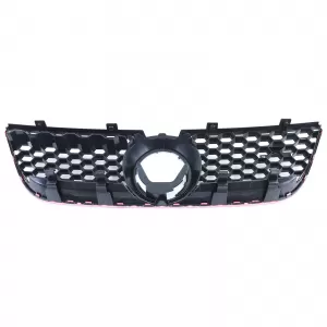 Sport honeycomb grille with red trim for VW Polo 9N3 05-09 also GTI