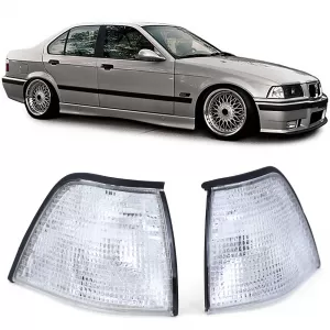 Indicator white clear for BMW 3 SERIES E36 Sedan Touring Compact 90-99