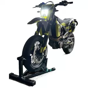 Motorcycle stand assembly stand with rocker adjustable up to 680 kg black