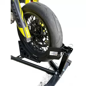 Motorcycle stand assembly stand with rocker adjustable up to 680 kg black