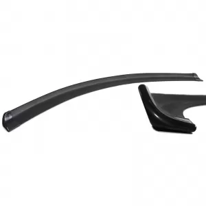 Flexible spoiler lip with end caps – Universal front/rear – Black 145x2cm