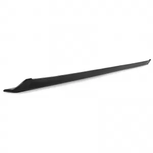 Flexible spoiler lip with end caps – Universal front/rear – Black 145x2cm