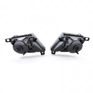 Clear Glass Fog Light Set Black Smoke for BMW E60 E61 LCI Facelift 07-10