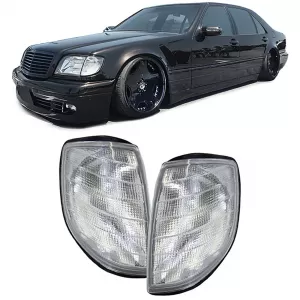 image-17-Fehér irányjelző - pár Mercedes S-osztály W140 91-94