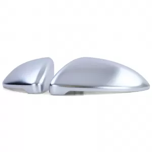 Mirror caps silver matte for replacement for VW Golf 7 VII 5G1 sedan from 12