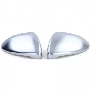 Mirror caps silver matte for replacement for VW Golf 7 VII 5G1 sedan from 12