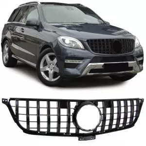 Sport grille black gloss suitable for Mercedes ML W166 11-15
