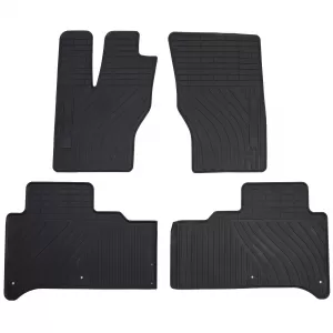 Car Rubber Floor Mats Black Premium Set for Range Rover Sport L494 2013-2017-image-6191249