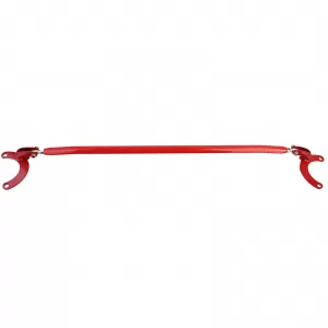 Bară de suspensie ajustabilă din aluminiu roșie pentru față, potrivită pentru Peugeot 206 + CC SW 98-08-image-6191305