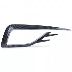 Fog light surrounds grille carbon look gloss for VW Golf 7 17-20