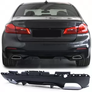 Performance rear diffuser suitable for 5 Series BMW G30 G31 from 16 520 525 530 540