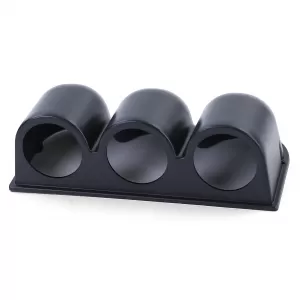 Dashboard mount for 3 additional gauges 52mm matte black