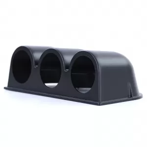 Dashboard mount for 3 additional gauges 52mm matte black