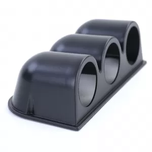Dashboard mount for 3 additional gauges 52mm matte black