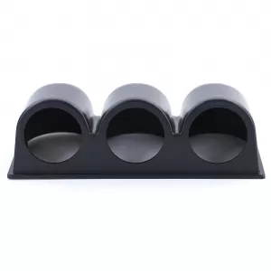 Dashboard mount for 3 additional gauges 52mm matte black