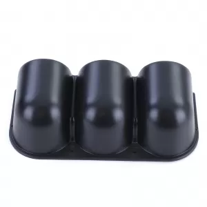 Dashboard mount for 3 additional gauges 52mm matte black