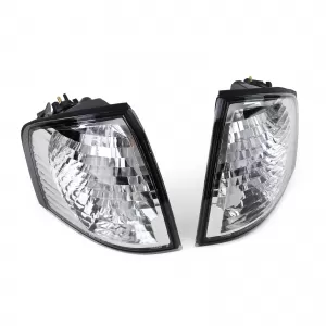 Clear glass indicators chrome suitable for Mercedes W202 C-Class 93-00