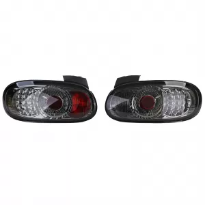 Fari posteriori LED vetro chiaro cromo fumé adatti per Mazda MX-5 NB NBFL 1998-2005-image-6191454